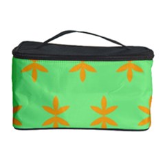 Flower Floral Different Colours Green Orange Cosmetic Storage Case