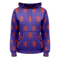 Flower Floral Different Colours Purple Orange Women s Pullover Hoodie by Alisyart