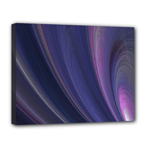 Purple Fractal Canvas 14  X 11  by Simbadda