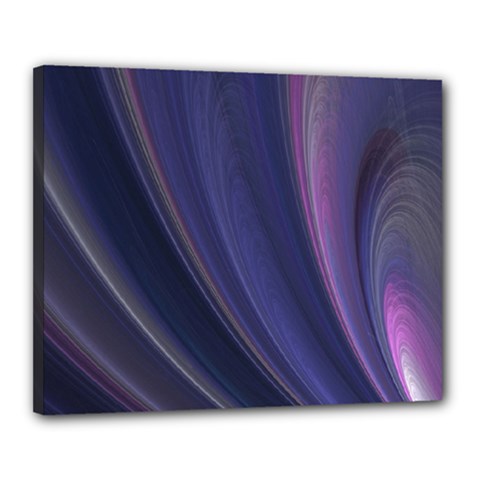 Purple Fractal Canvas 20  X 16  by Simbadda