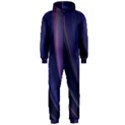 Purple Fractal Hooded Jumpsuit (Men)  View1