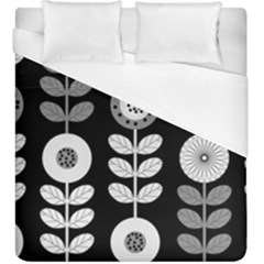 Floral Pattern Seamless Background Duvet Cover (King Size)