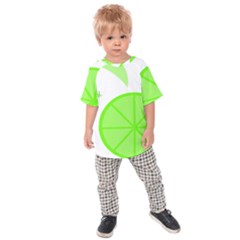 Fruit Lime Green Kids  Raglan Tee