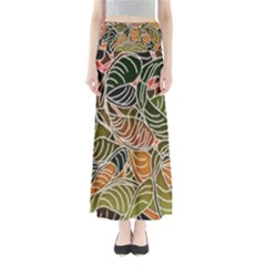 Floral Pattern Background Maxi Skirts by Simbadda