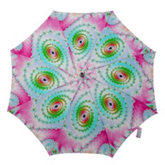 Decorative Fractal Spiral Hook Handle Umbrellas (large) by Simbadda