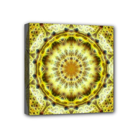 Fractal Flower Mini Canvas 4  X 4  by Simbadda