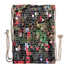 Colorful Abstract Background Drawstring Bag (large) by Simbadda