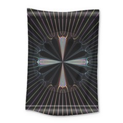 Fractal Rays Small Tapestry by Simbadda