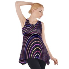 Abstract Colorful Spheres Side Drop Tank Tunic by Simbadda