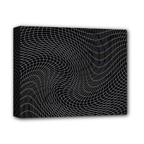 Distorted Net Pattern Deluxe Canvas 14  X 11 
