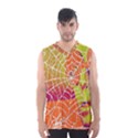 Orange Guy Spider Web Men s Basketball Tank Top View1