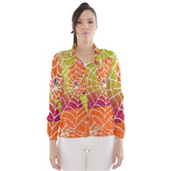 Orange Guy Spider Web Wind Breaker (women) by Simbadda