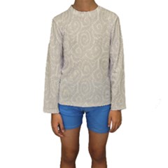 Leaf Grey Frame Kids  Long Sleeve Swimwear