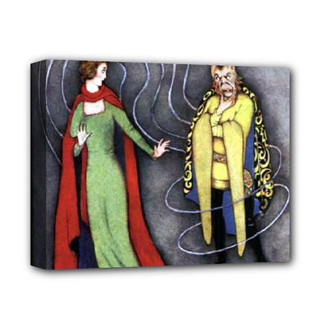 Beauty And The Beast Deluxe Canvas 14  X 11  by athenastemple