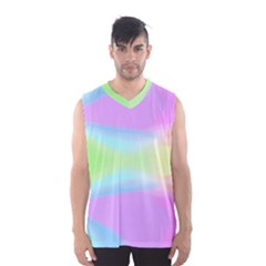 Abstract Background Colorful Men s Basketball Tank Top by Simbadda