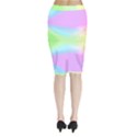 Abstract Background Colorful Midi Wrap Pencil Skirt View2