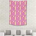 Pink Yelllow Line Light Purple Vertical Small Tapestry View2