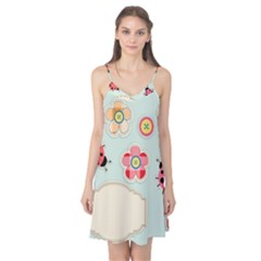 Buttons & Ladybugs Cute Camis Nightgown by Simbadda