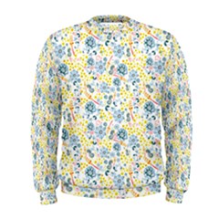 Flower Floral Bird Peacok Sunflower Star Leaf Rose Men s Sweatshirt