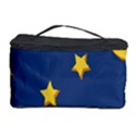 Starry Star Night Moon Blue Sky Light Yellow Cosmetic Storage Case View1