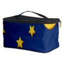 Starry Star Night Moon Blue Sky Light Yellow Cosmetic Storage Case View3