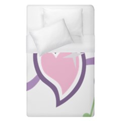 Sweetie Belle s Love Heart Star Music Note Green Pink Purple Duvet Cover (single Size)