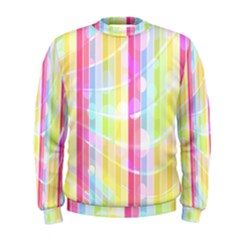Abstract Stripes Colorful Background Men s Sweatshirt by Simbadda