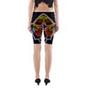 Fractal Butterfly Yoga Cropped Leggings View2