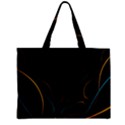 Fractal Lines Zipper Mini Tote Bag View1