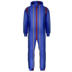 Colorful Stripes Hooded Jumpsuit (Men) 