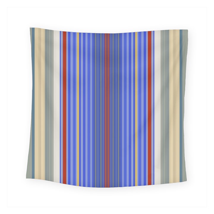 Colorful Stripes Square Tapestry (Small)