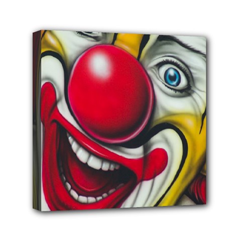 Clown Mini Canvas 6  x 6 