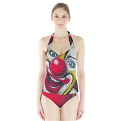 Clown Halter Swimsuit