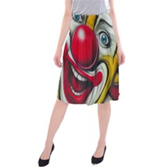 Clown Midi Beach Skirt