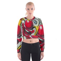 Clown Women s Cropped Sweatshirt