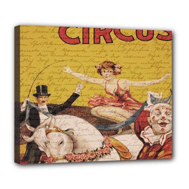 Vintage circus  Deluxe Canvas 24  x 20  