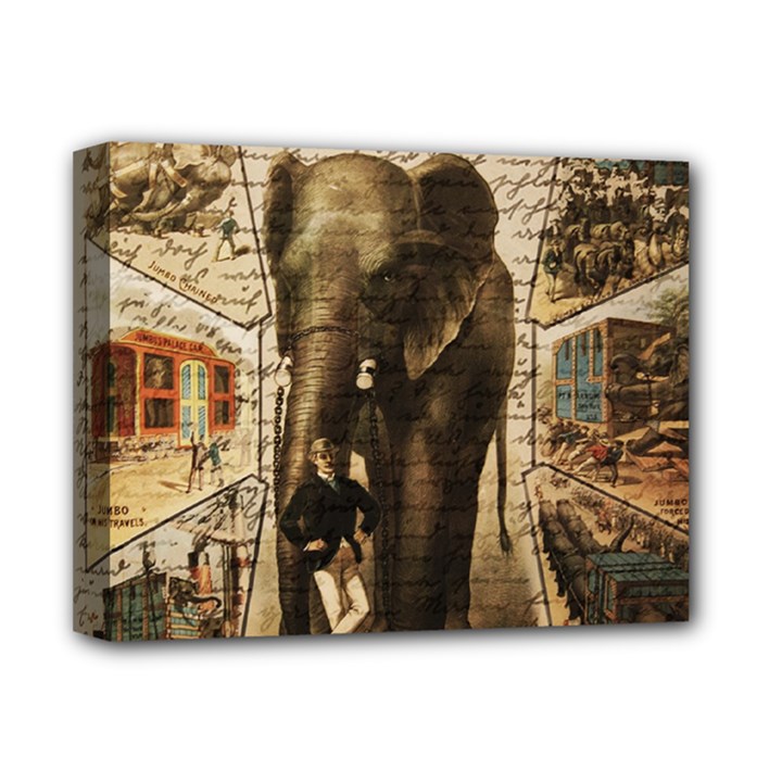 Vintage circus  Deluxe Canvas 14  x 11 