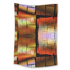 Fractal Tiles Large Tapestry by Simbadda