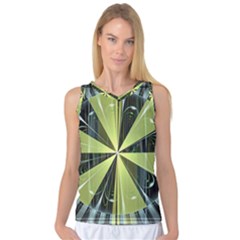 Fractal Ball Women s Basketball Tank Top