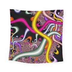 Fractal Roots Square Tapestry (small) by Simbadda