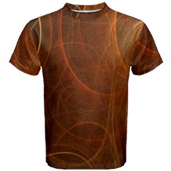 Fractal Color Lines Men s Cotton Tee by Simbadda