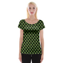 St Patrick S Day Background Women s Cap Sleeve Top