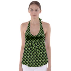 St Patrick S Day Background Babydoll Tankini Top