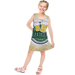 Irish St Patrick S Day Ireland Beer Kids  Tunic Dress by Simbadda