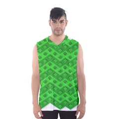 Shamrocks 3d Fabric 4 Leaf Clover Men s Basketball Tank Top by Simbadda