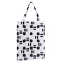 Black And White Pattern Classic Tote Bag View2