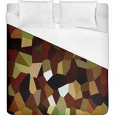 Crystallize Background Duvet Cover (king Size) by Simbadda