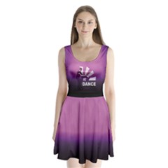Dancing Is The Key To Life Split Back Mini Dress  by LetsDanceHaveFun