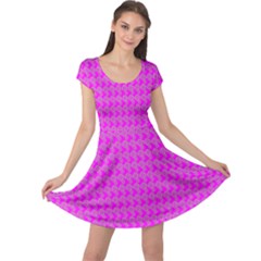 Clovers On Pink Cap Sleeve Dresses by PhotoNOLA