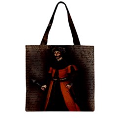 Count Vlad Dracula Zipper Grocery Tote Bag by Valentinaart